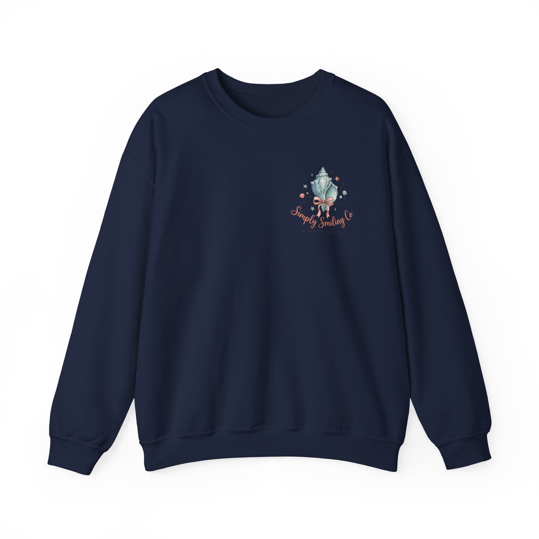 Seaside Shells Crewneck Sweatshirt | coastal aesthetic, sea breeze