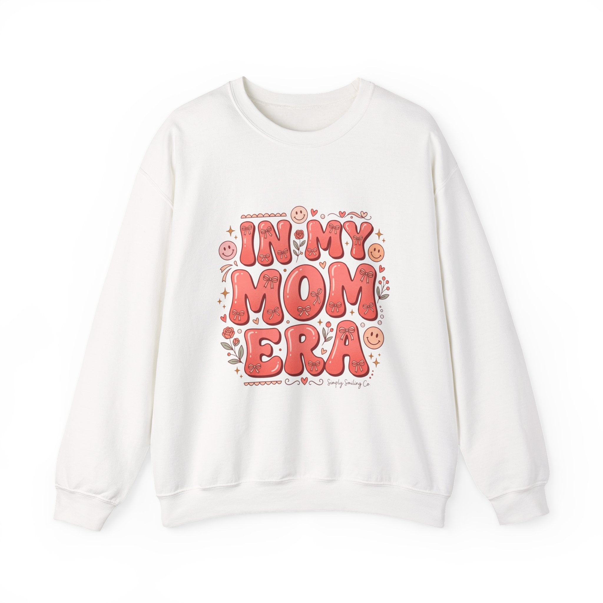 Mom Era Crewneck Sweatshirt — "In My Mom Era" Retro Graphic