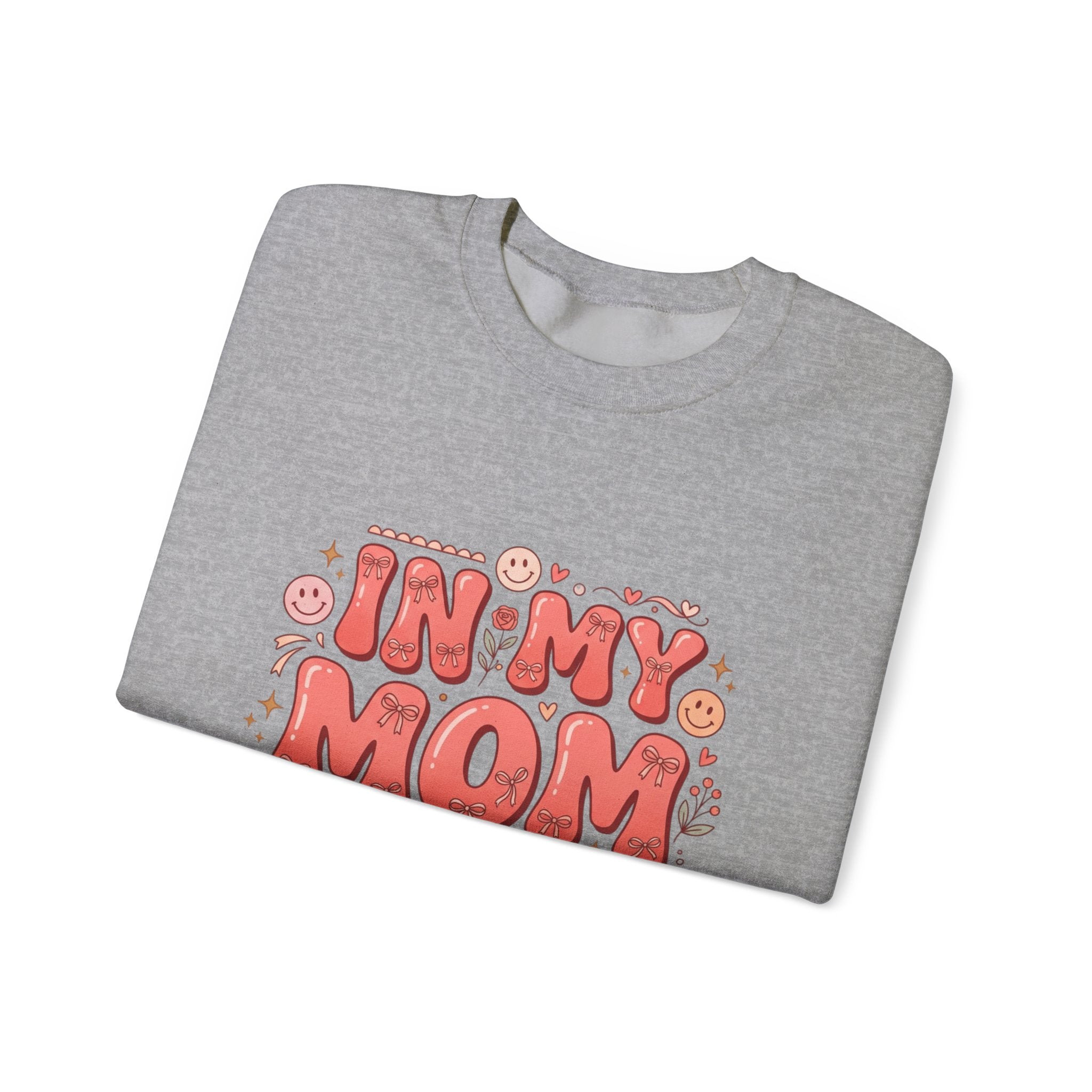 Mom Era Crewneck Sweatshirt — "In My Mom Era" Retro Graphic