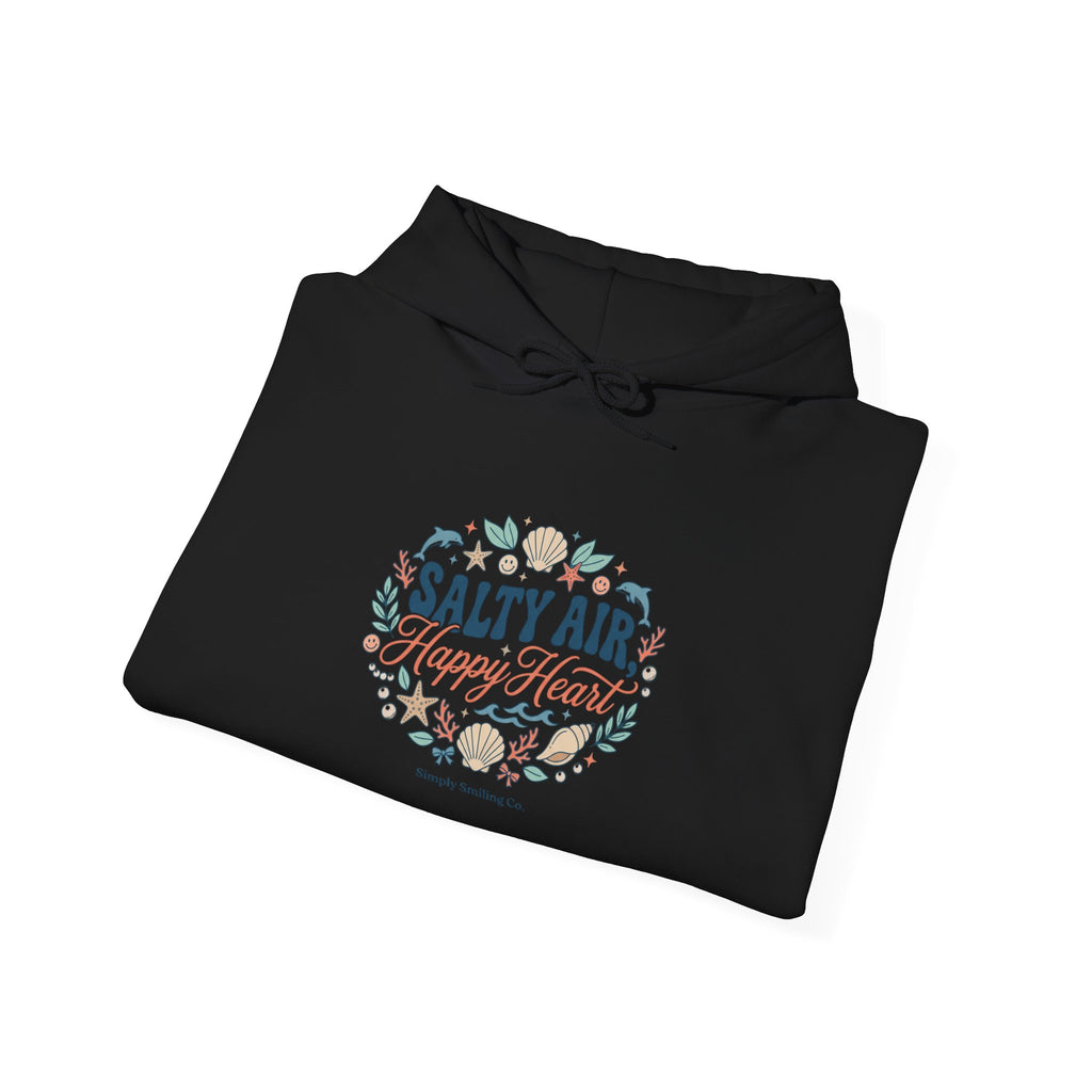 Salty Air coastal aesthetic Hoodie | sea breeze, pastel blue
