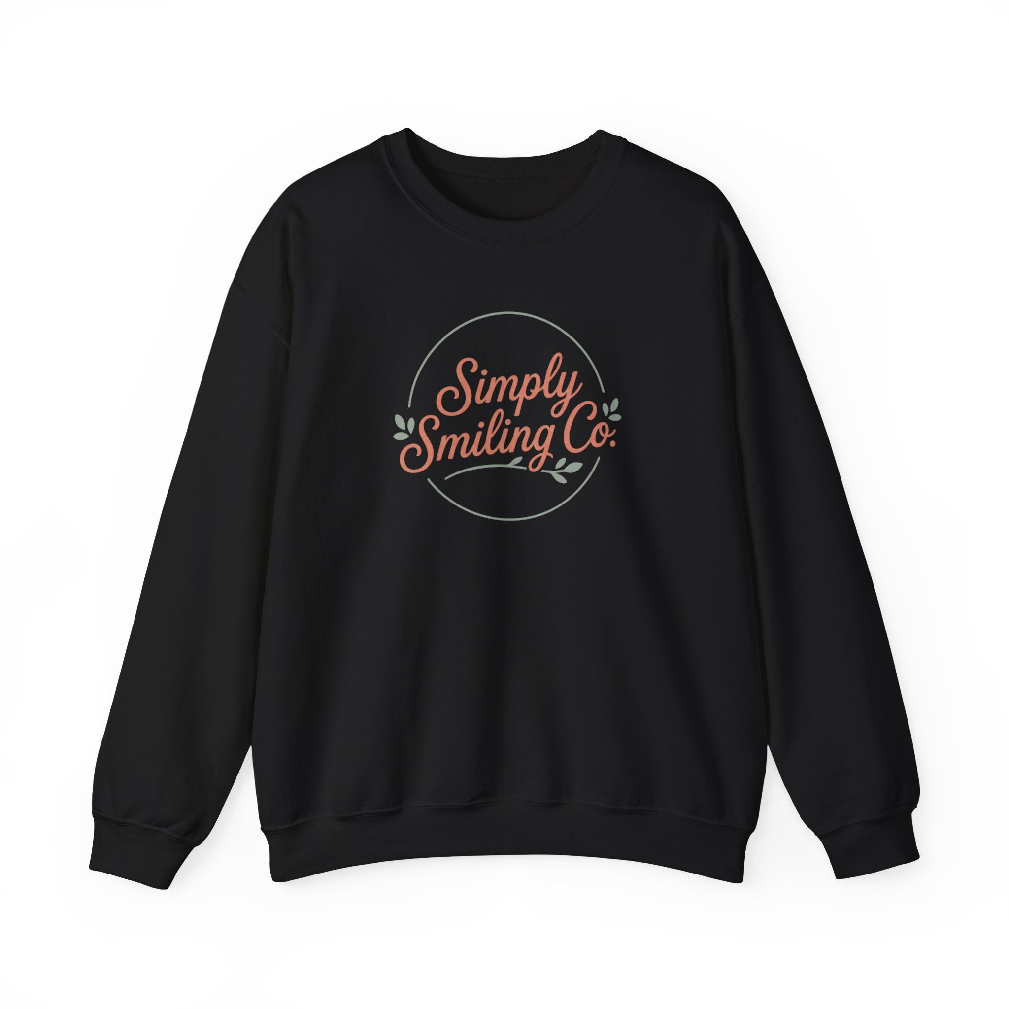 Simply Smiling Co. Crewneck Sweatshirt | Gen Z sassy, minimalist type
