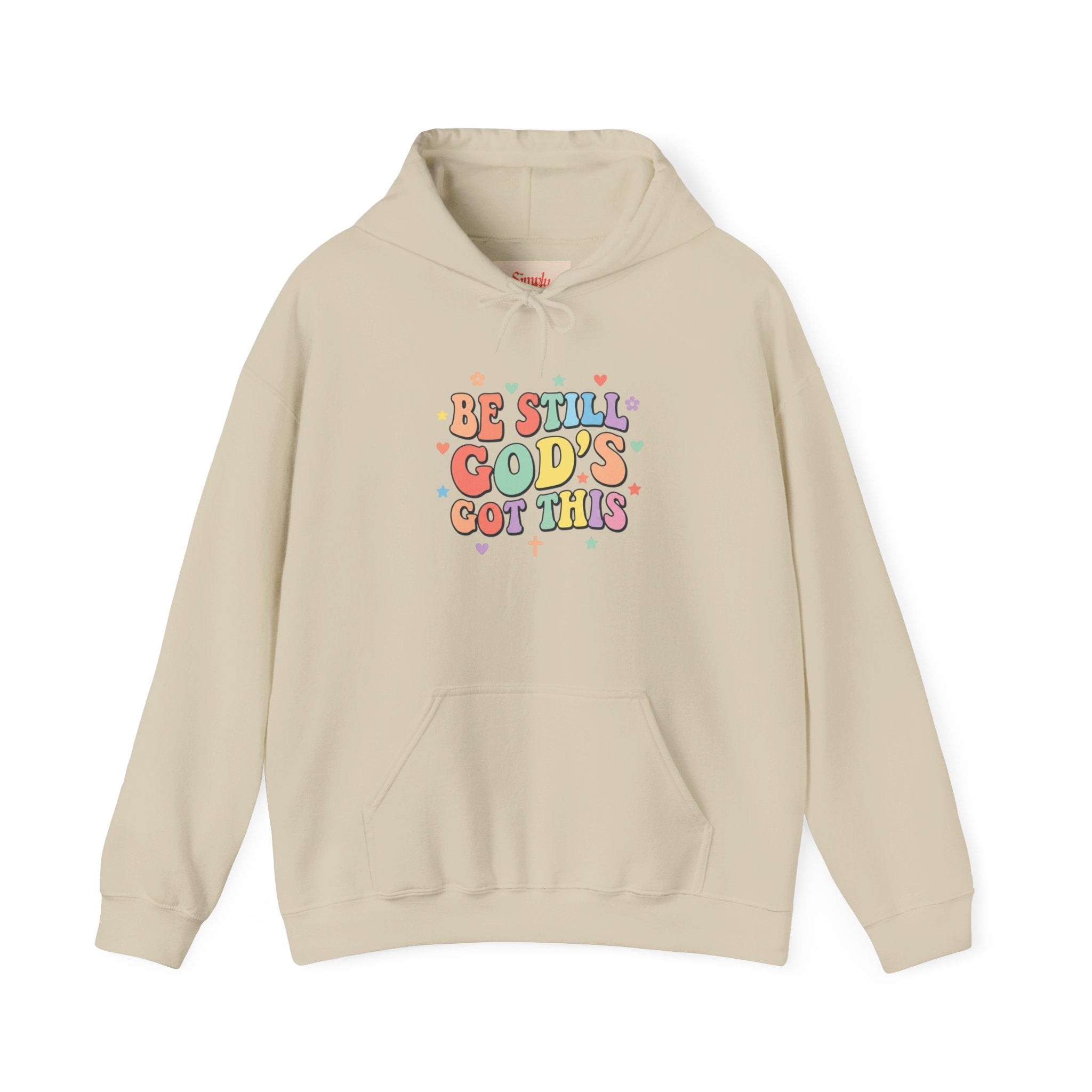 Be Still God’s Got This Hoodie | Christian encouragement, pastel groovy faith