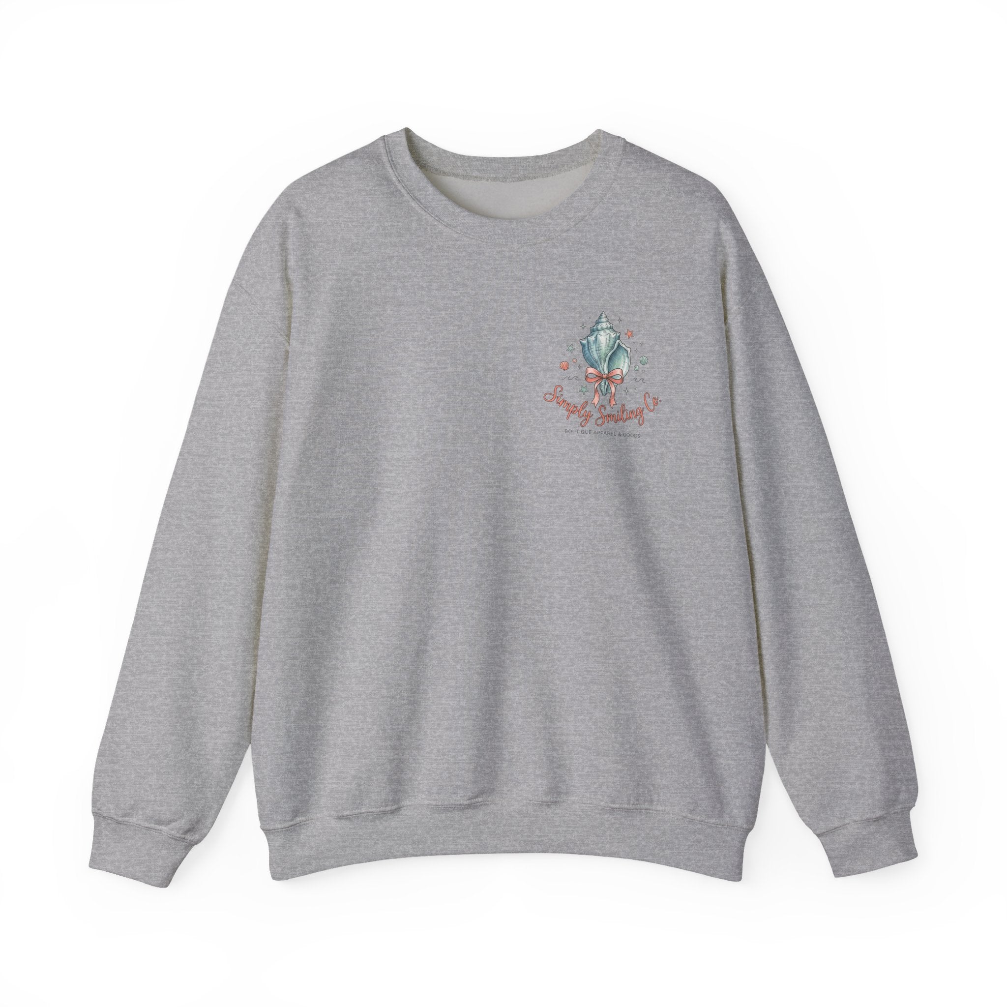 Seaside Shells Crewneck Sweatshirt | coastal aesthetic, sea breeze