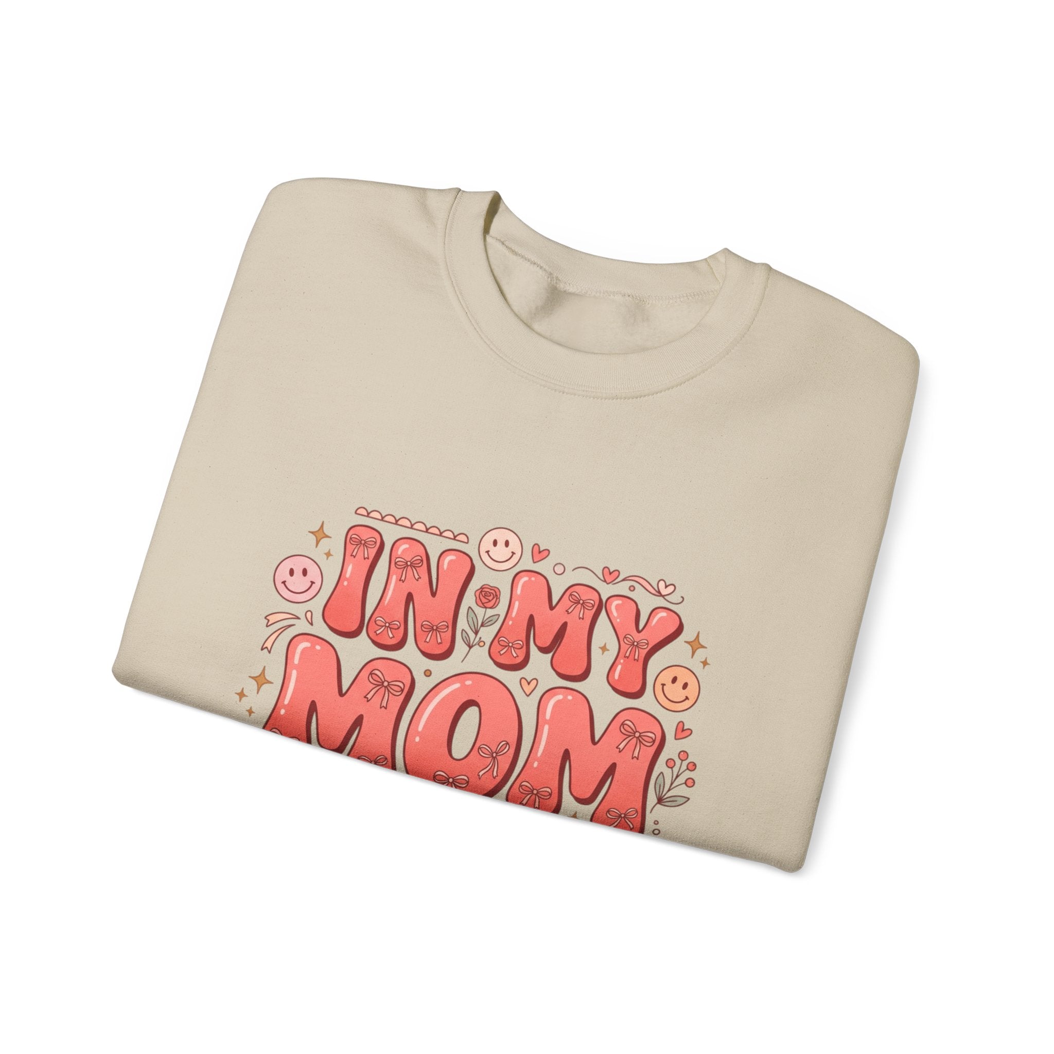 Mom Era Crewneck Sweatshirt — "In My Mom Era" Retro Graphic