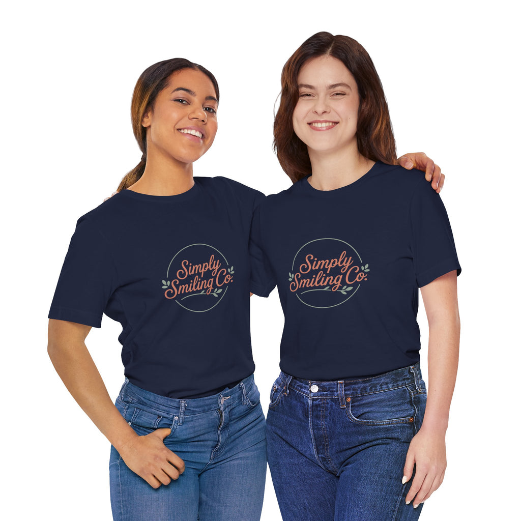 Simply Smiling Co. Tee | Gen Z sassy, coquette minimalist type