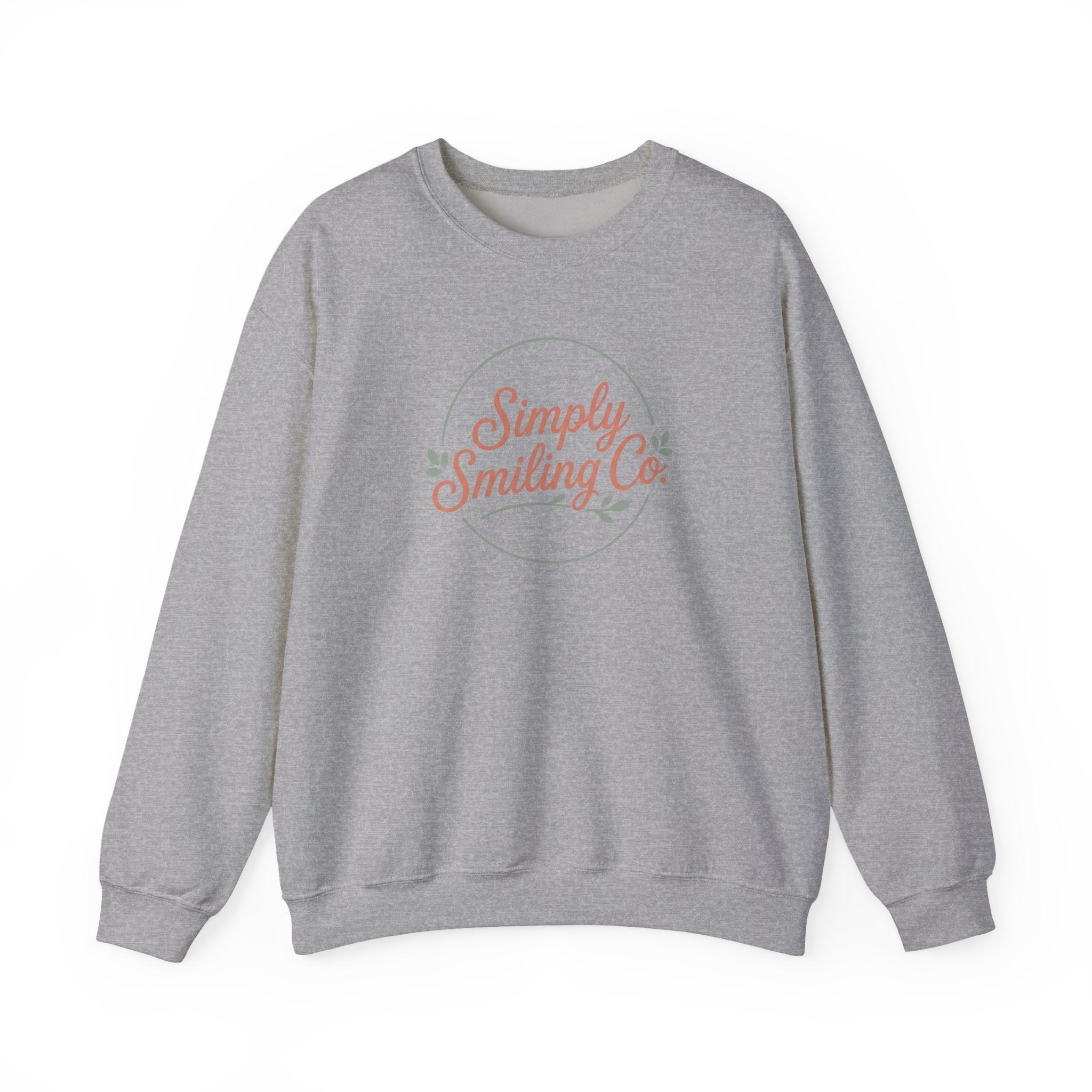 Simply Smiling Co. Crewneck Sweatshirt | Gen Z sassy, minimalist type