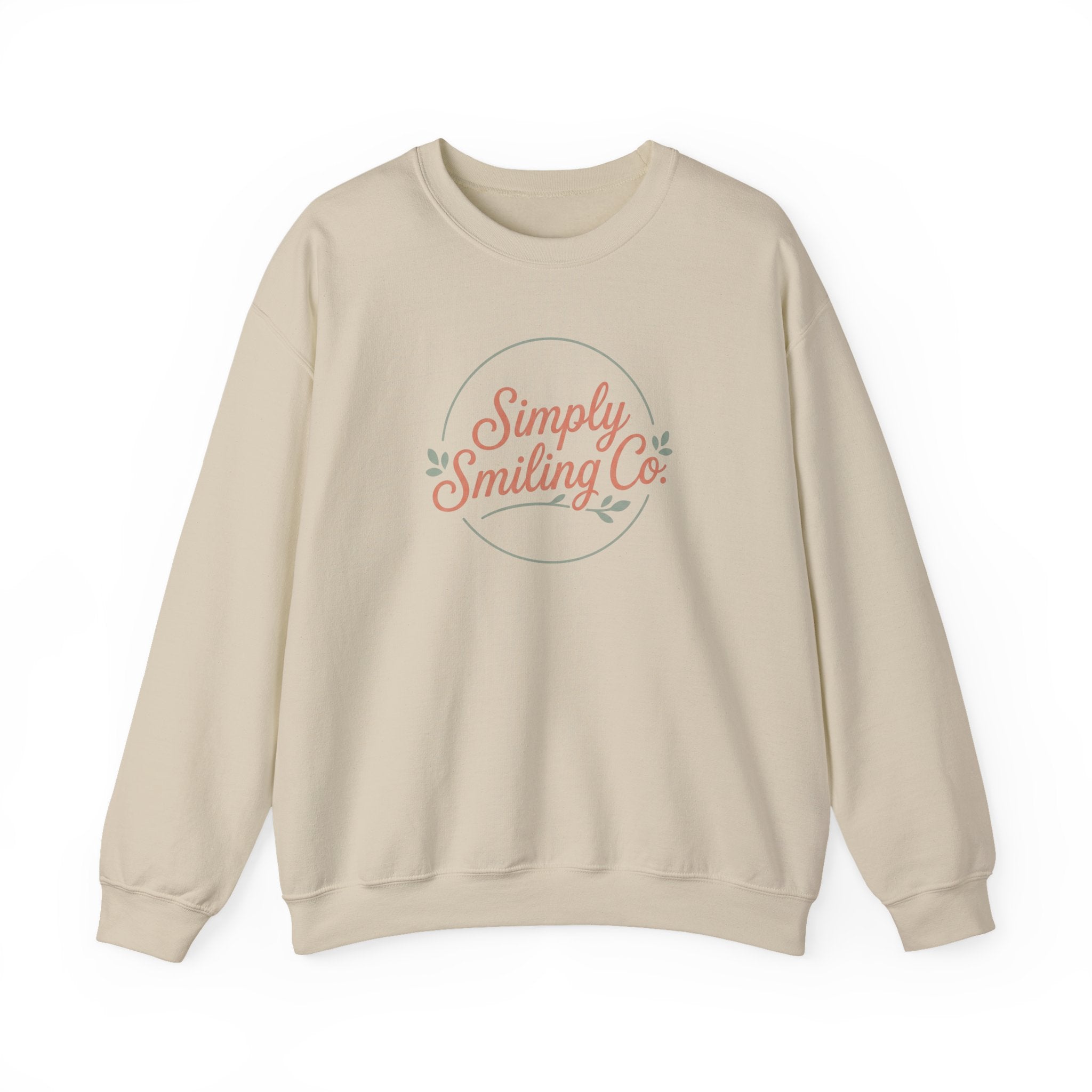 Simply Smiling Co. Crewneck Sweatshirt | Gen Z sassy, minimalist type
