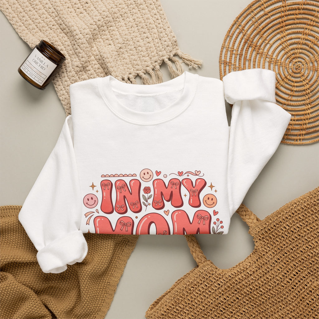 Mom Era Crewneck Sweatshirt — "In My Mom Era" Retro Graphic