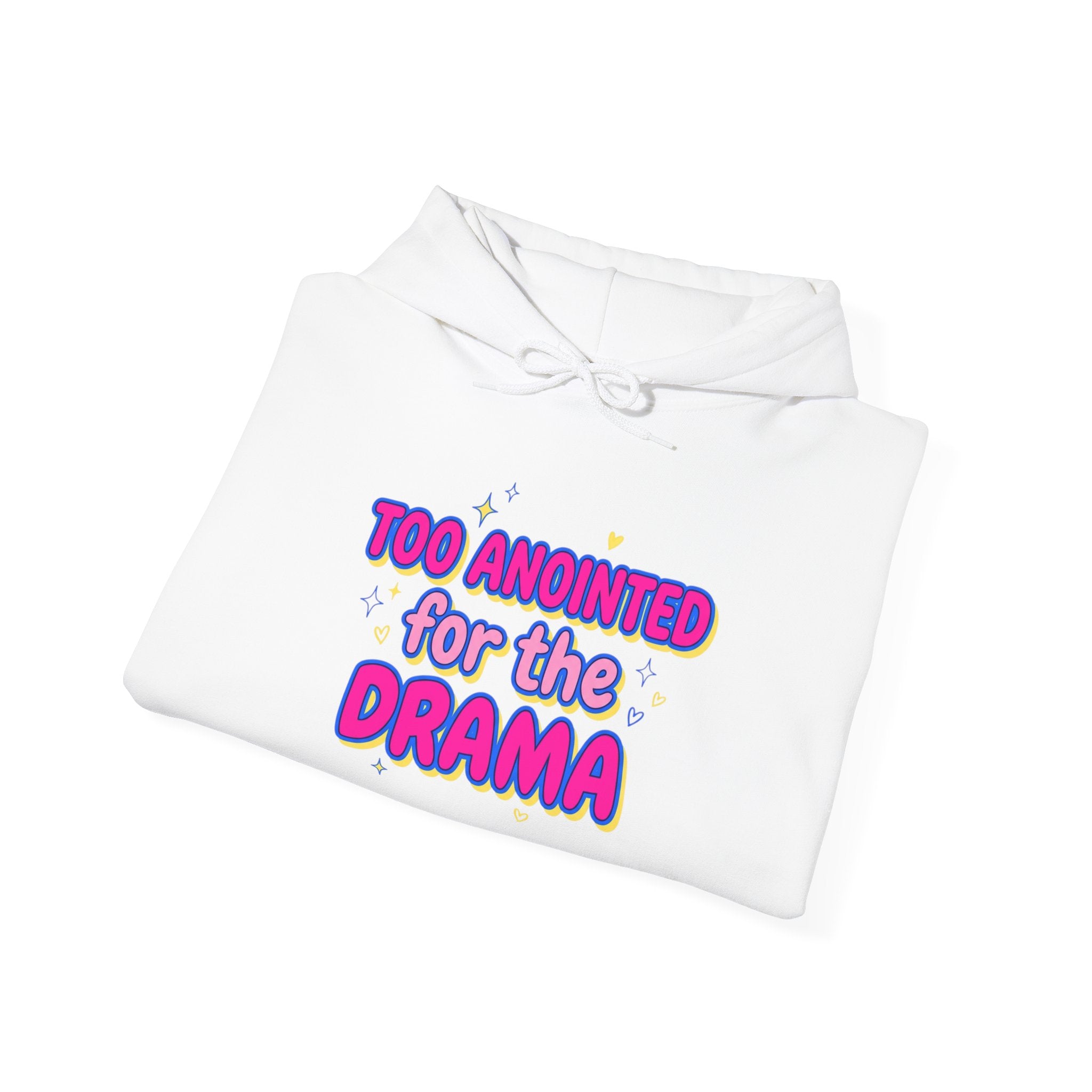 Too Amused for the Drama Hoodie | Gen Z sassy, snarky minimalist type
