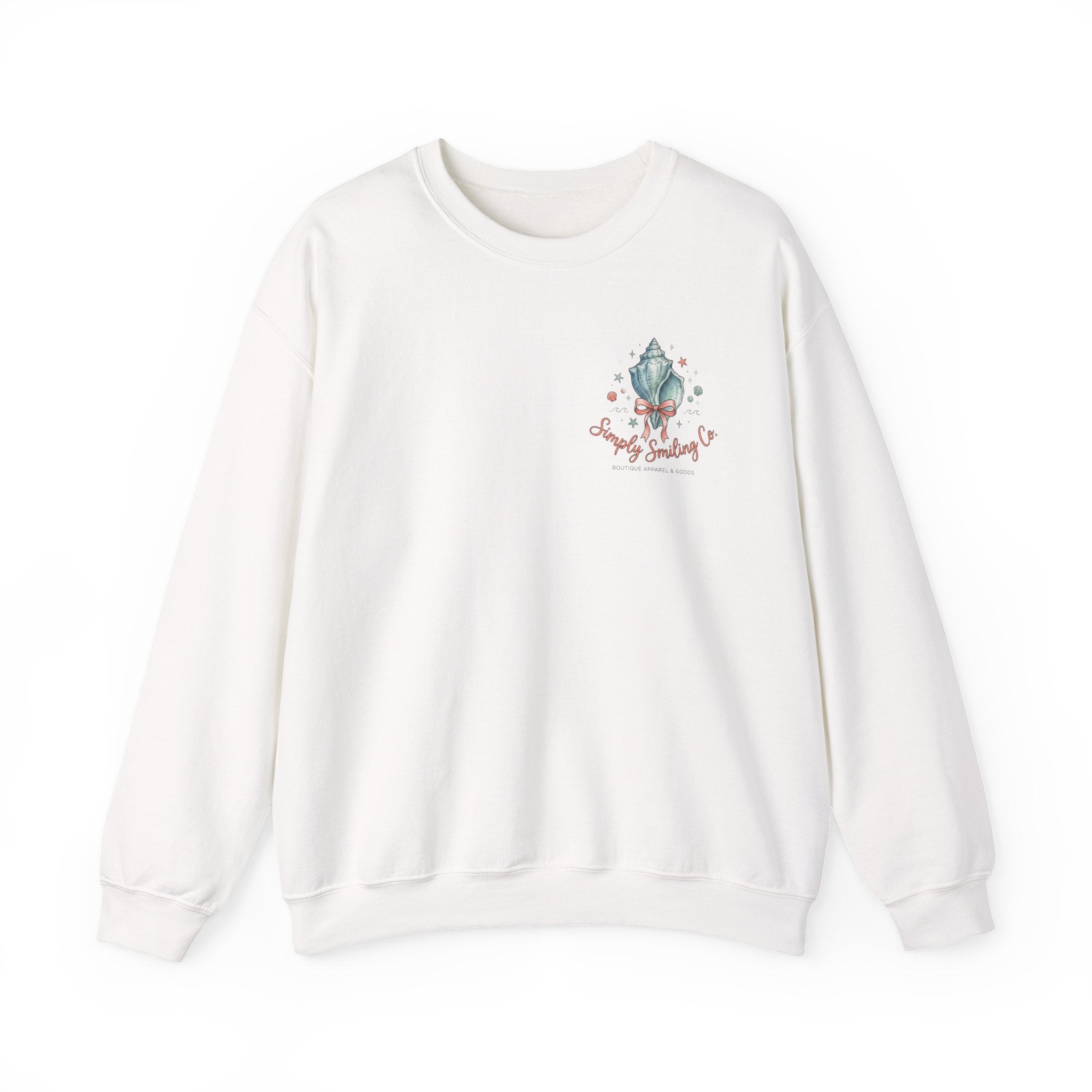 Seaside Shells Crewneck Sweatshirt | coastal aesthetic, sea breeze