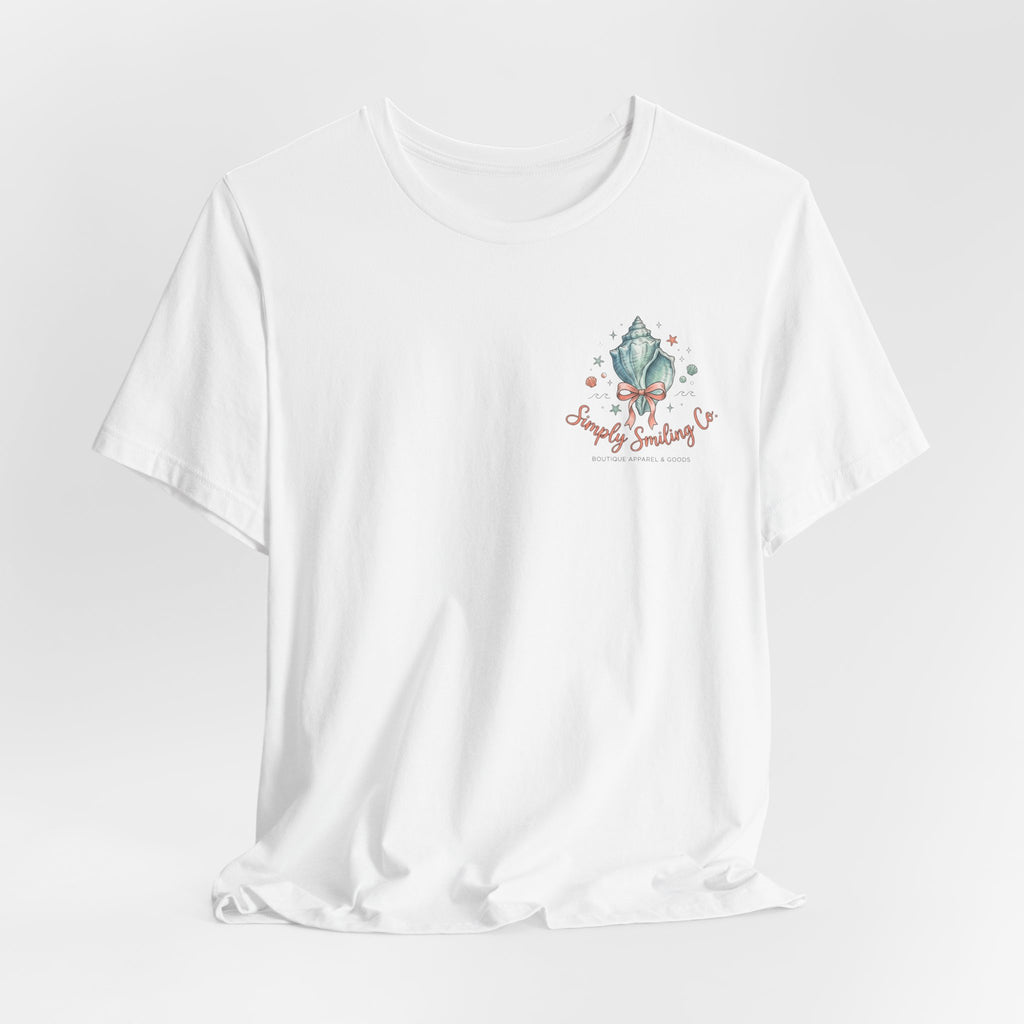 Sea Turtle Shells Tee | coastal aesthetic, pastel blue sea breeze