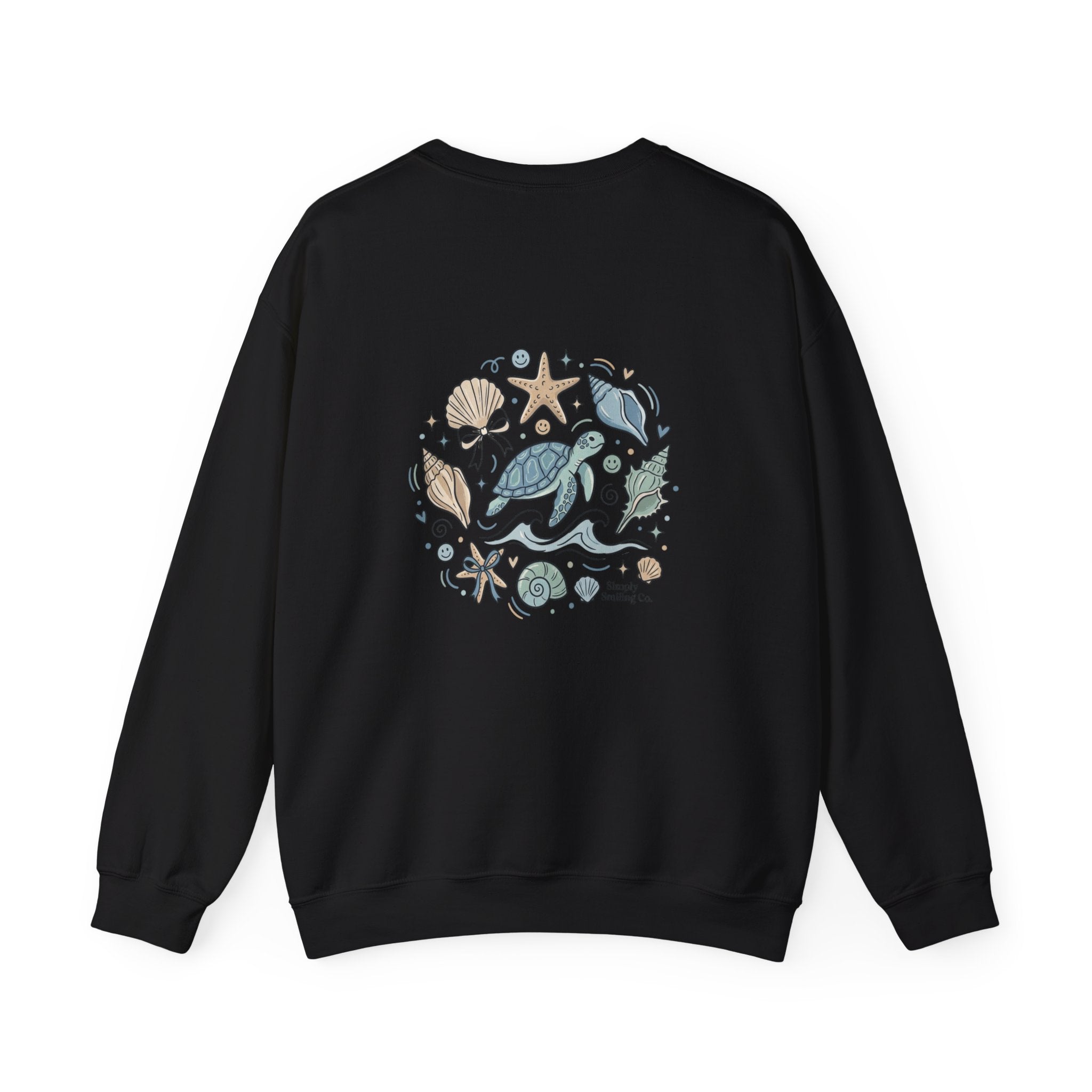 Seaside Shells Crewneck Sweatshirt | coastal aesthetic, sea breeze