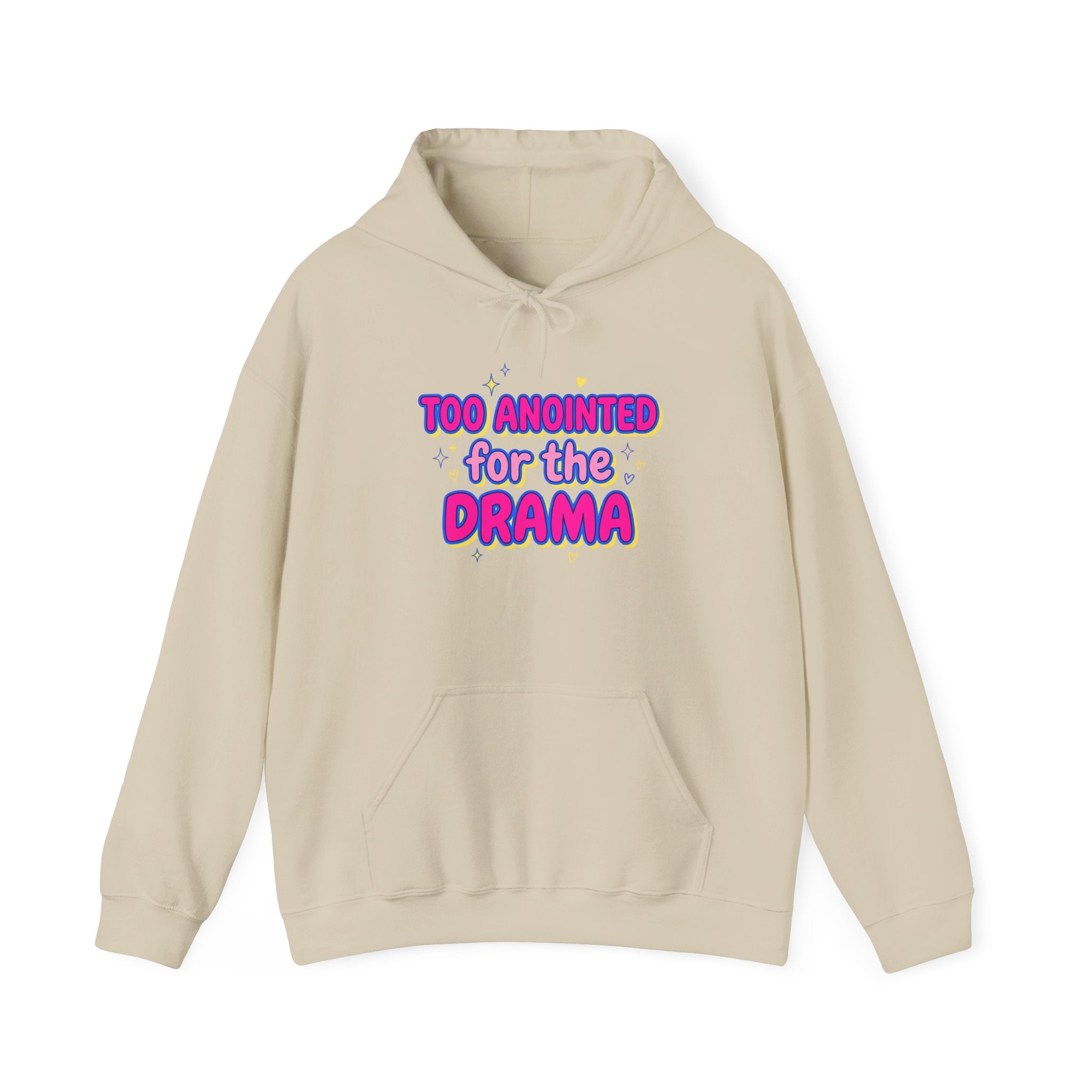 Too Amused for the Drama Hoodie | Gen Z sassy, snarky minimalist type