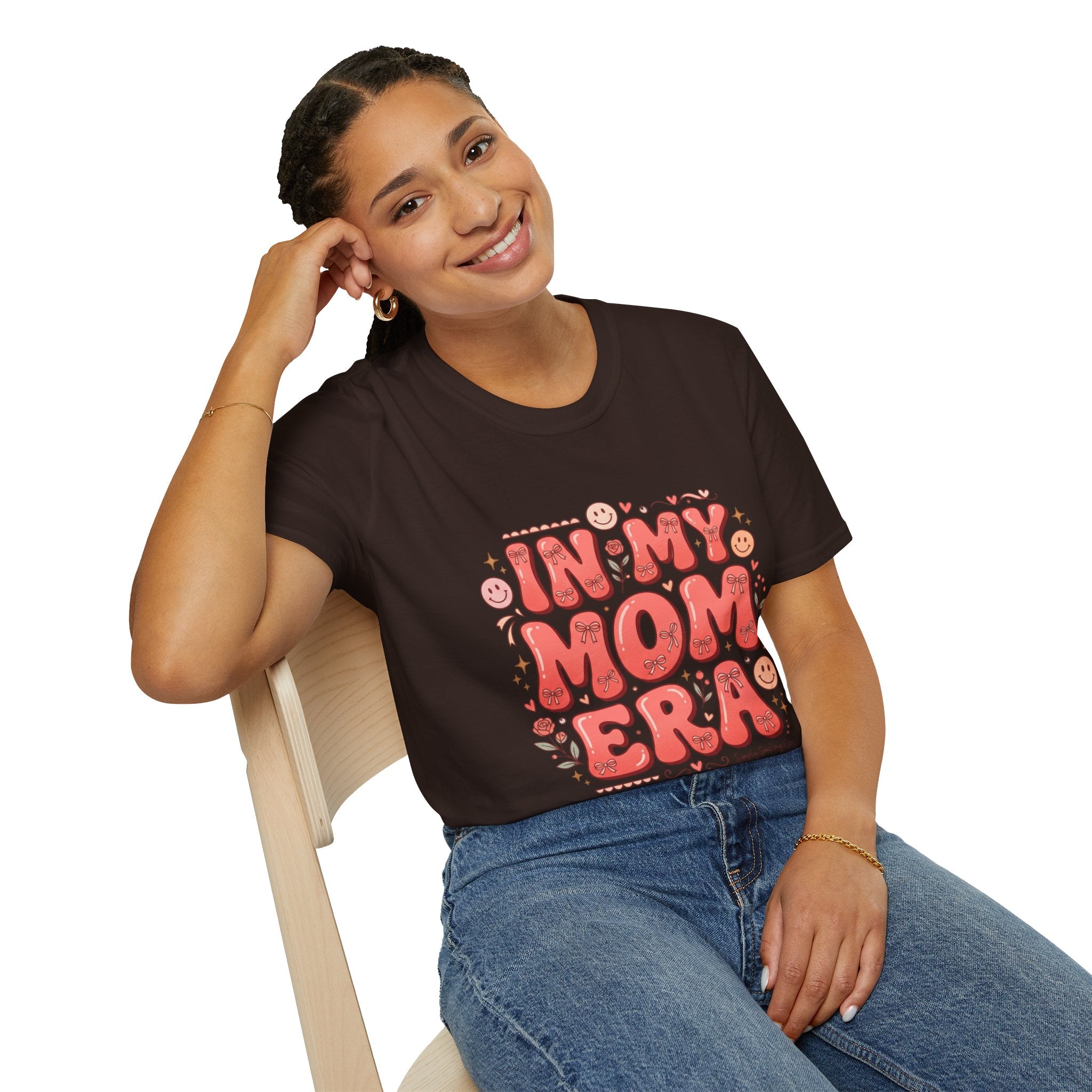 In My Mom Era T-Shirt — Retro Cute Mother's Day Graphic Tee