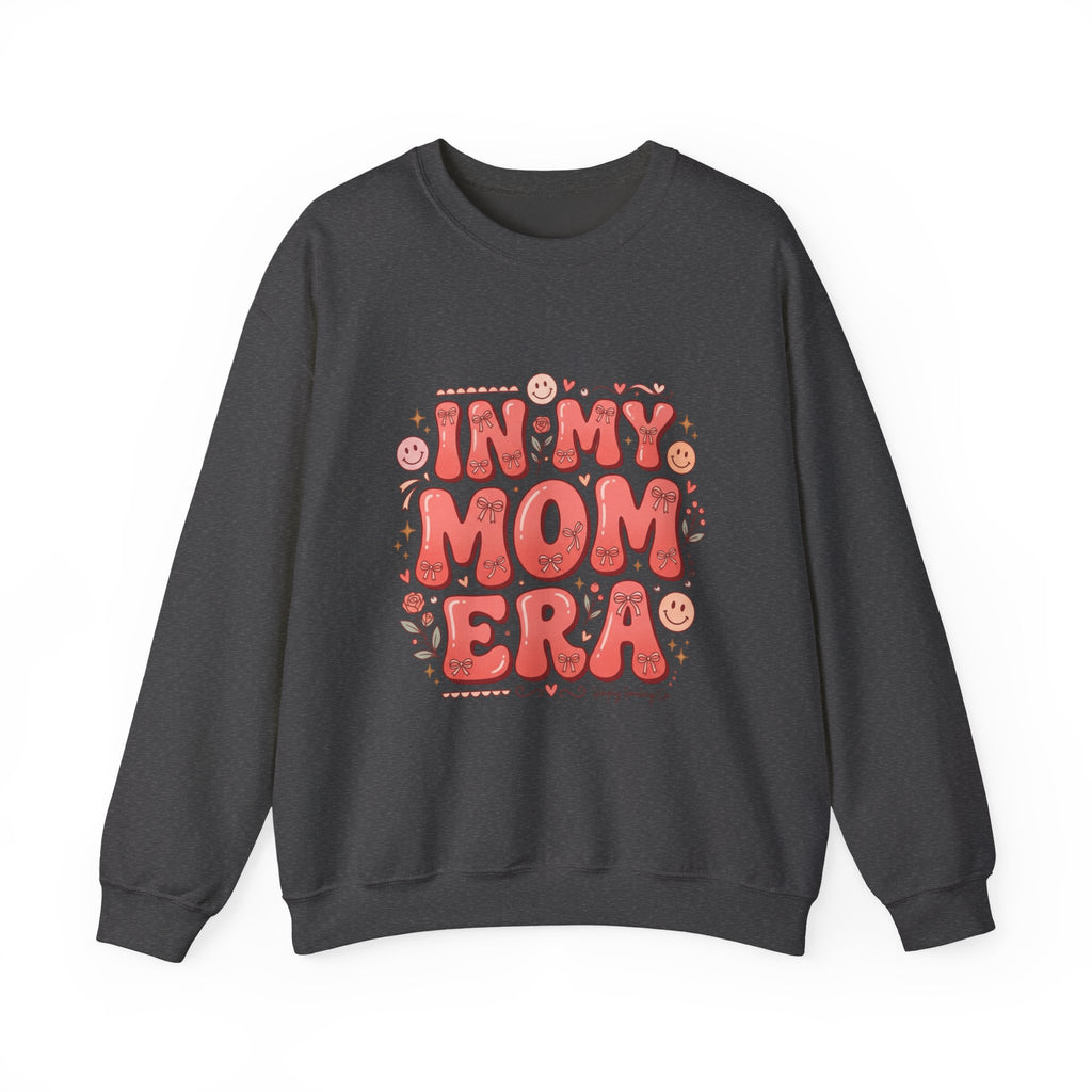 Mom Era Crewneck Sweatshirt — "In My Mom Era" Retro Graphic