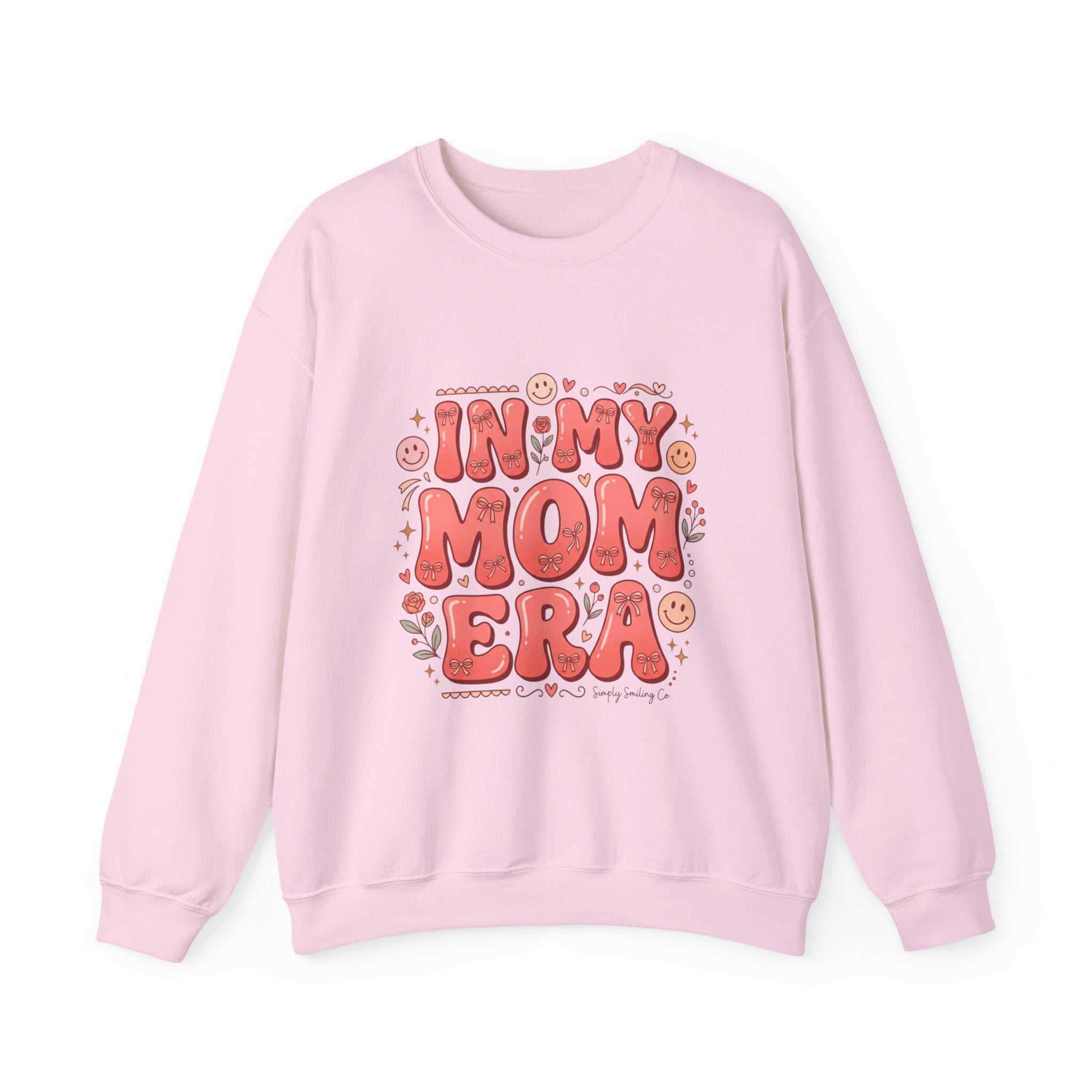 Mom Era Crewneck Sweatshirt — "In My Mom Era" Retro Graphic