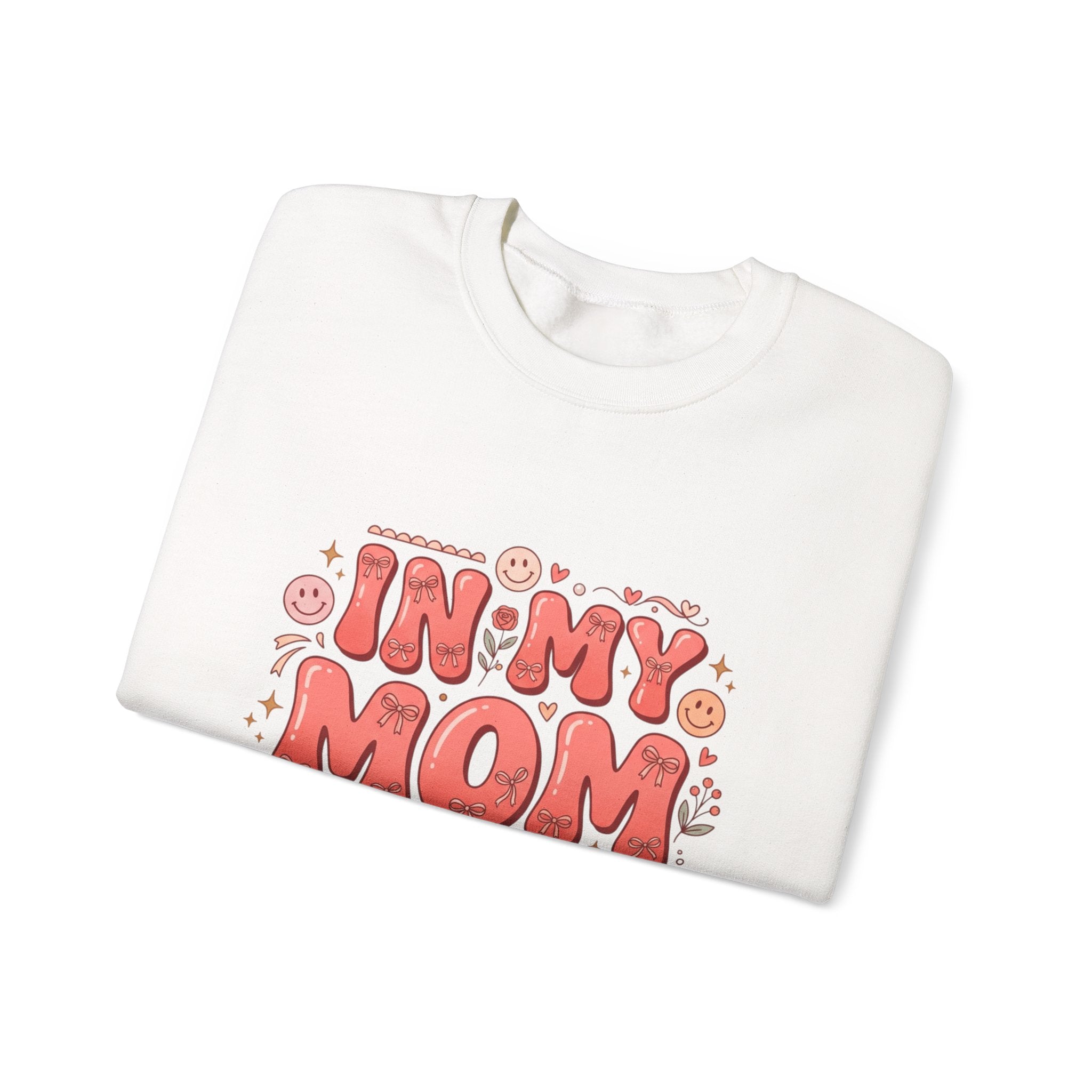 Mom Era Crewneck Sweatshirt — "In My Mom Era" Retro Graphic