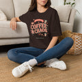 Coffee & Chaos T-Shirt — "Running On Coffee & Chaos" Graphic Tee for Coffee Lovers