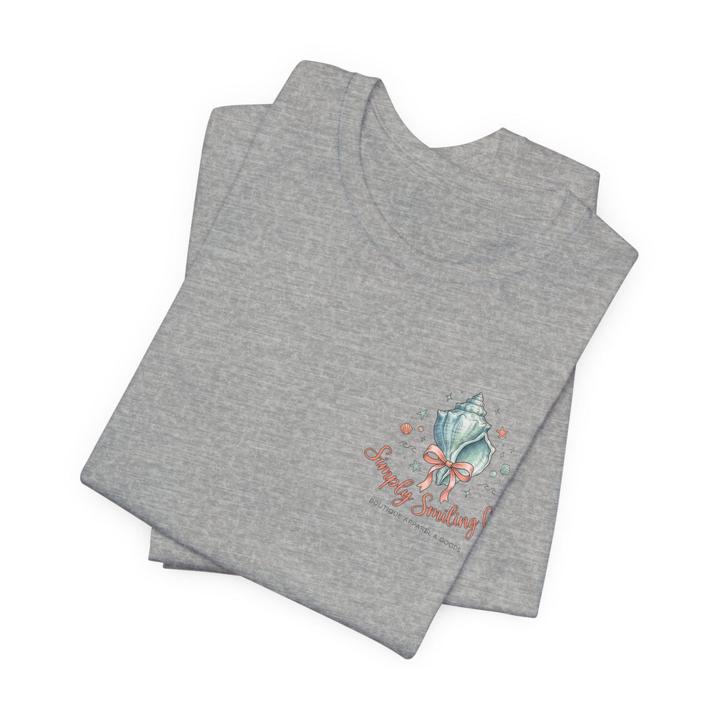 Sea Turtle Shells Tee | coastal aesthetic, pastel blue sea breeze