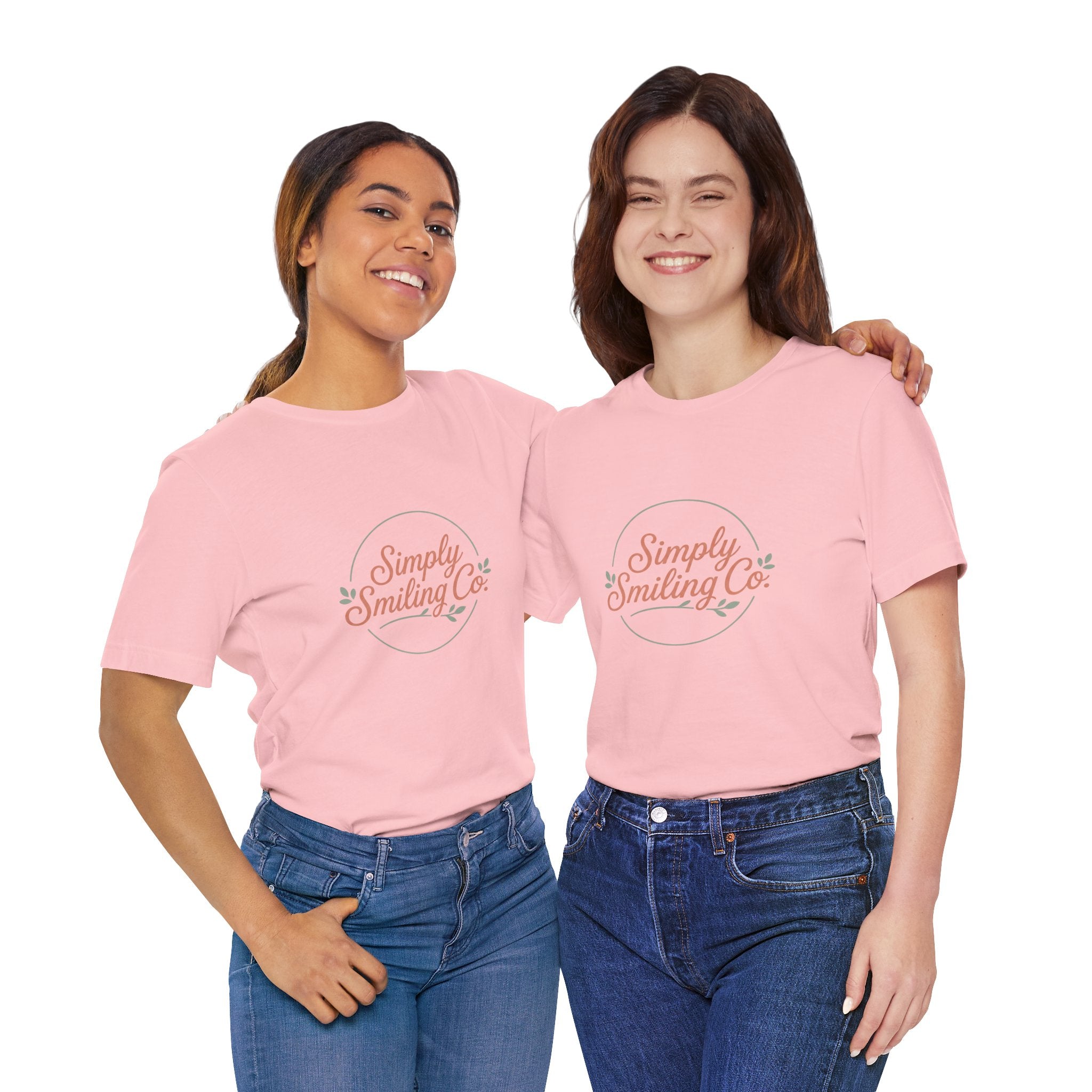 Simply Smiling Co. Tee | Gen Z sassy, coquette minimalist type