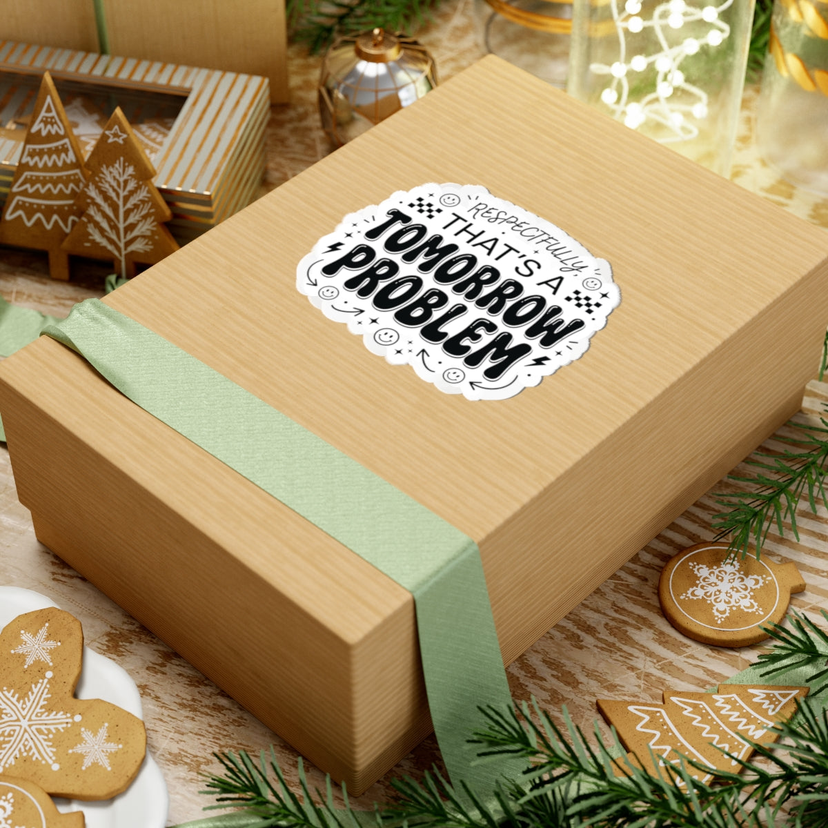 That’s a Tomorrow Problem Sticker | Gen Z sassy, snarky typography
