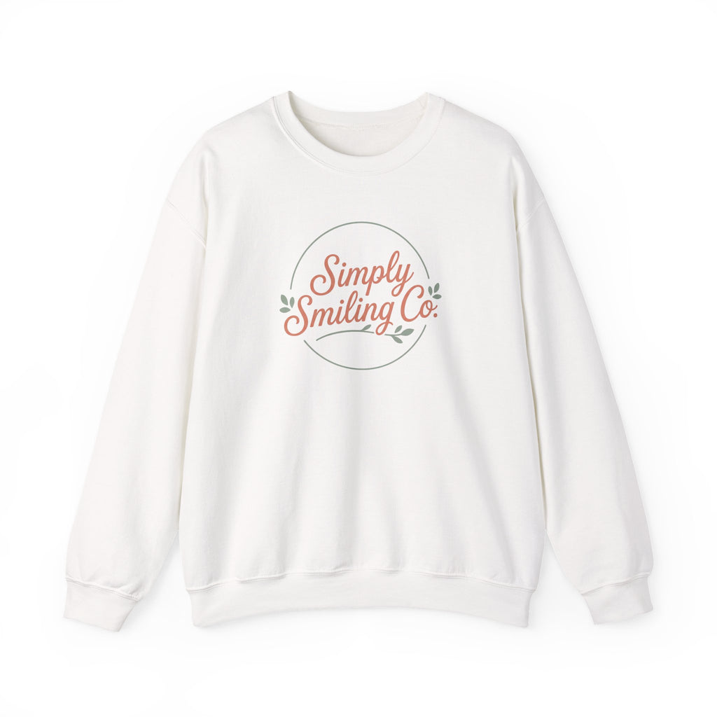 Simply Smiling Co. Crewneck Sweatshirt | Gen Z sassy, minimalist type