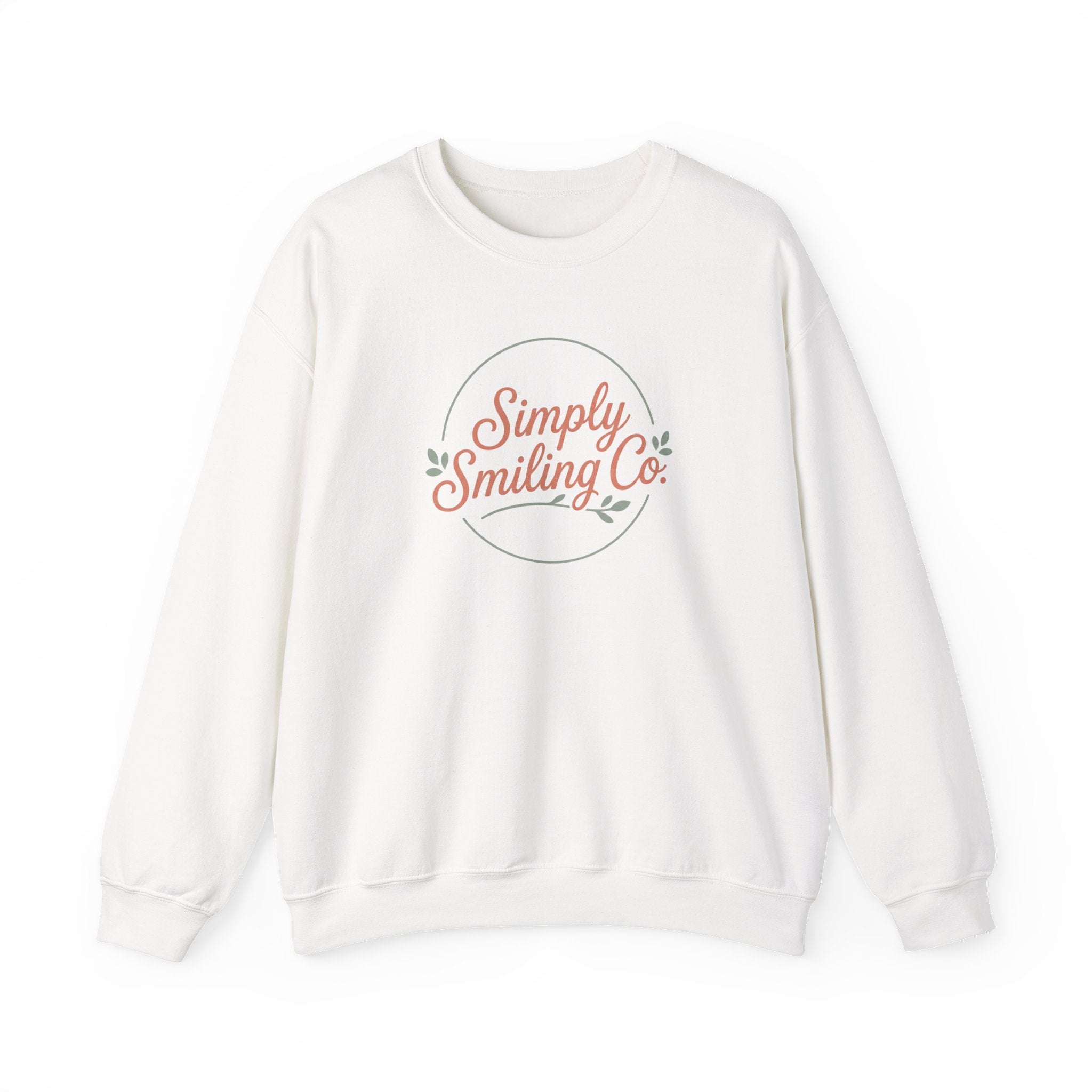 Simply Smiling Co. Crewneck Sweatshirt | Gen Z sassy, minimalist type