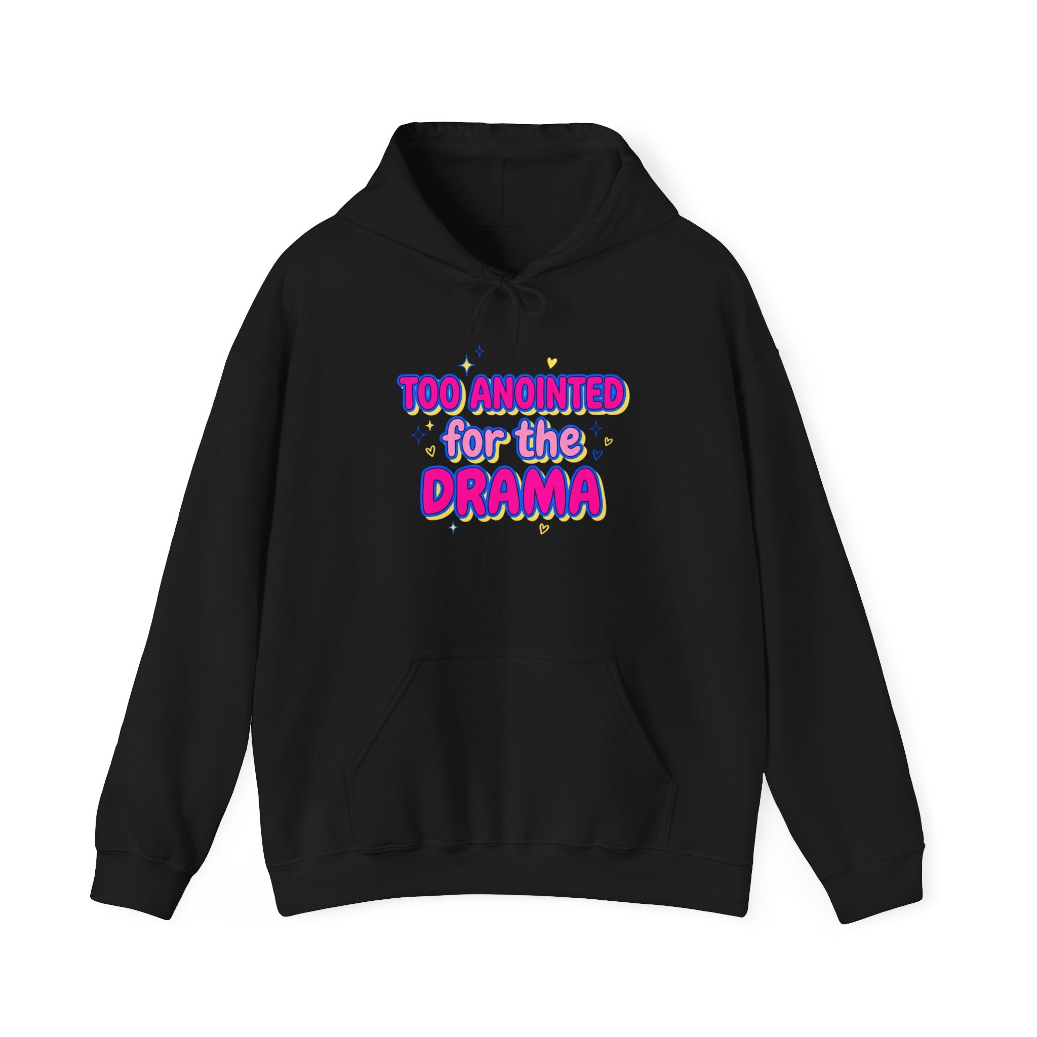Too Amused for the Drama Hoodie | Gen Z sassy, snarky minimalist type