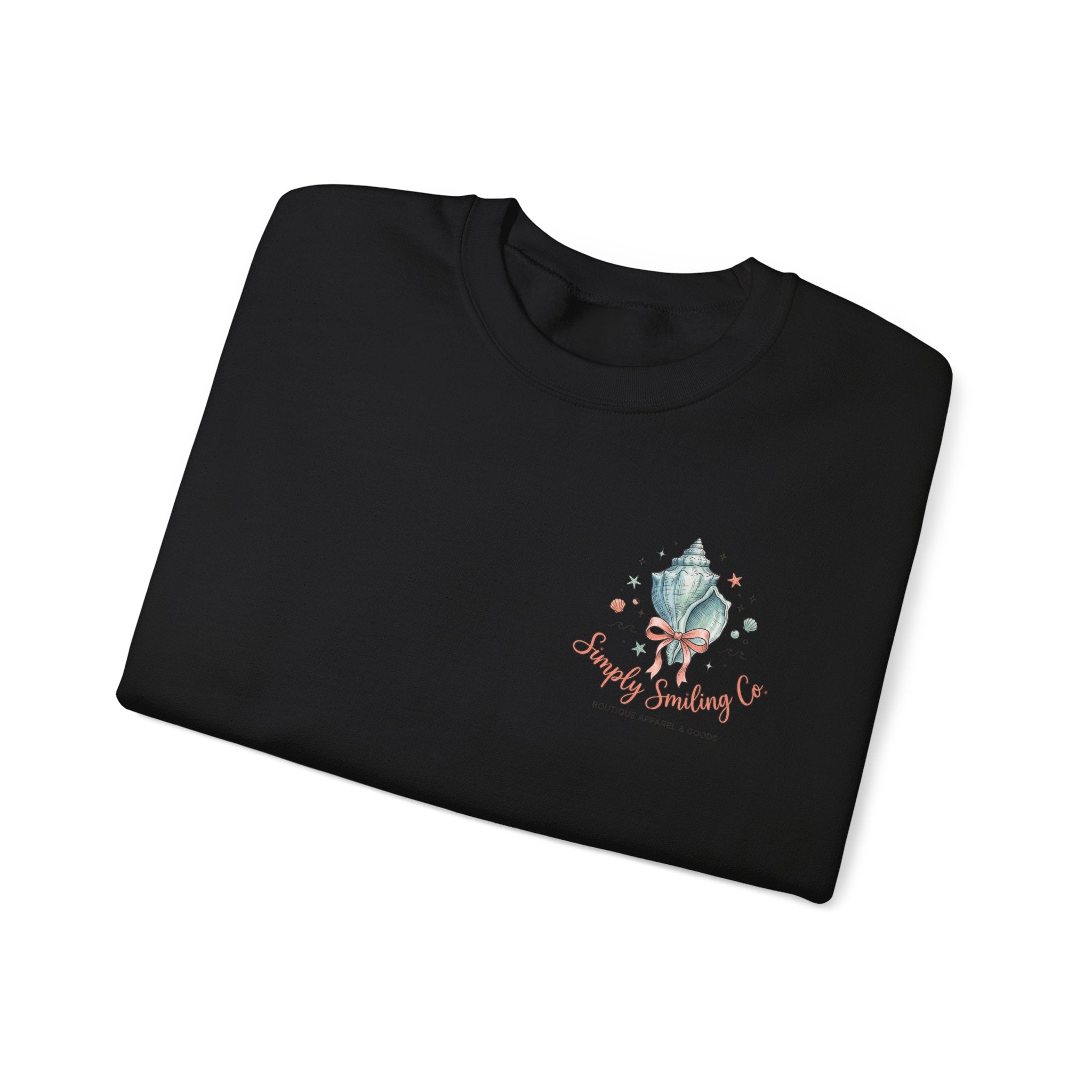 Seaside Shells Crewneck Sweatshirt | coastal aesthetic, sea breeze