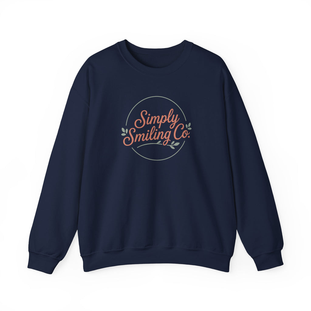 Simply Smiling Co. Crewneck Sweatshirt | Gen Z sassy, minimalist type
