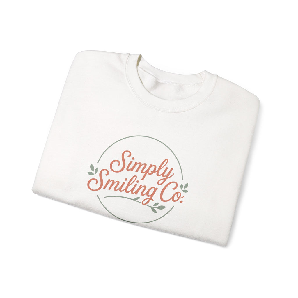 Simply Smiling Co. Crewneck Sweatshirt | Gen Z sassy, minimalist type