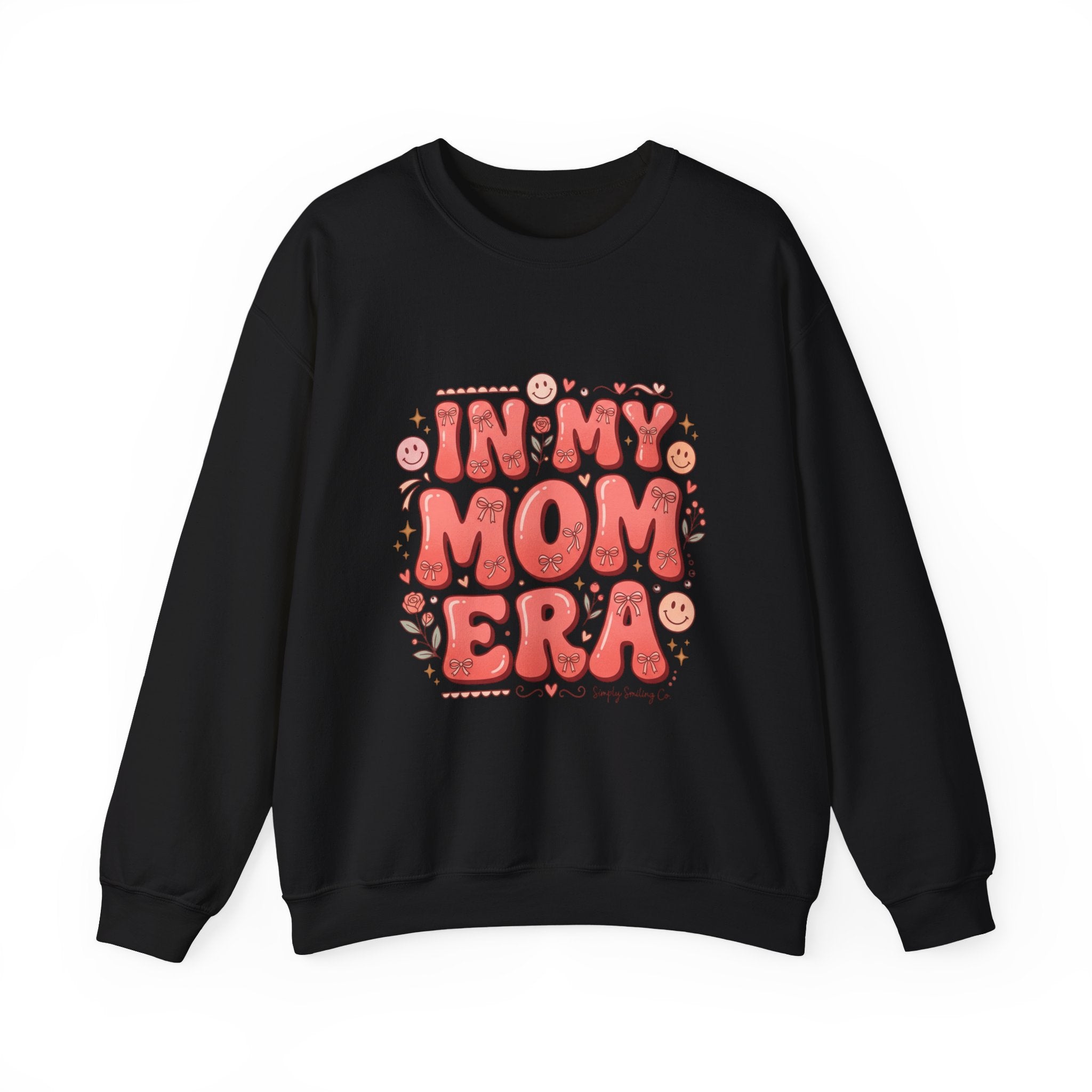Mom Era Crewneck Sweatshirt — "In My Mom Era" Retro Graphic