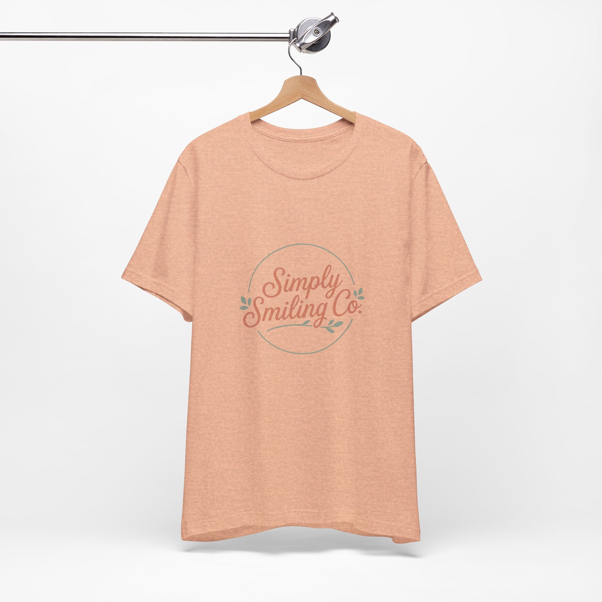 Simply Smiling Co. Tee | Gen Z sassy, coquette minimalist type